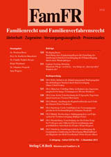 Entscheidungsbesprechungen in der "FamFR"