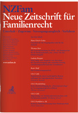 Entscheidungsbesprechungen in der "NZFam"